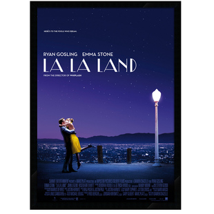 La La Land 爱乐之城 电影海报装饰画爱情文艺术餐咖啡厅酒吧挂画