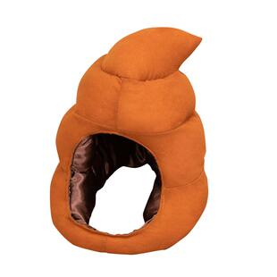 日系网红搞怪ins儿童小潮院长同款粑粑头套大便帽子拍照表演道具