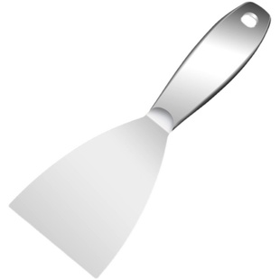 易力友一体不锈钢油灰刀硅藻泥刮腻子弹性腻子铲刀工具泥铲批墙刀