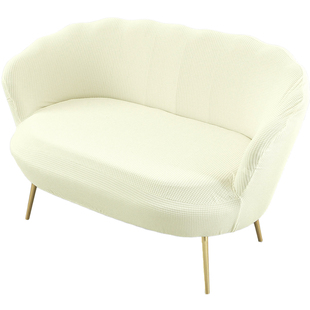 加厚双人沙发套罩全包保护半圆弧形四季通用贝壳小个懒人花瓣异形