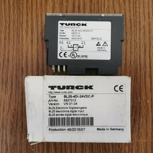 溢价-库存TURCK图尔克   BL20-4DI-24VDC-