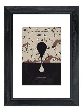 港越简约实木装饰画8k20寸相框架