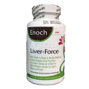 加拿大Enoch  LIVER FORCE 百力肝精胶囊水飞蓟素肝宝120粒