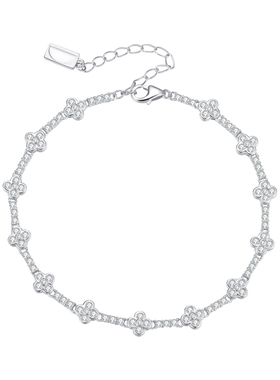 周大生DC璀璨花语纯银手链