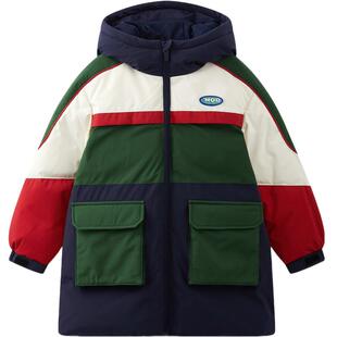 【三防】MQD儿童羽绒服男童2025冬季新款连帽中长款外套保暖