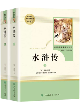 水浒传原著正版上下两册
