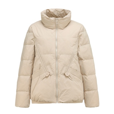 韩版聚酯纤维63cm立领保暖