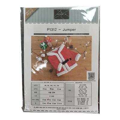 韩国进口图纸圣诞夹克童装