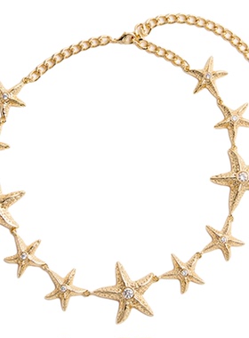 self-portrait海星项链