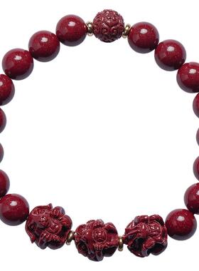 本命年三合六合好运男女同款手串