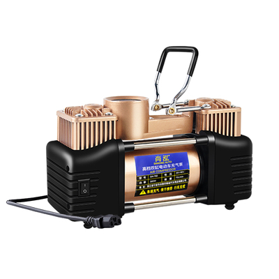 电动车双缸便携式轮胎充气泵