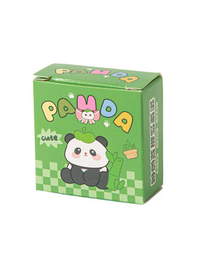 创意盒装可爱小熊猫钥匙扣小挂饰
