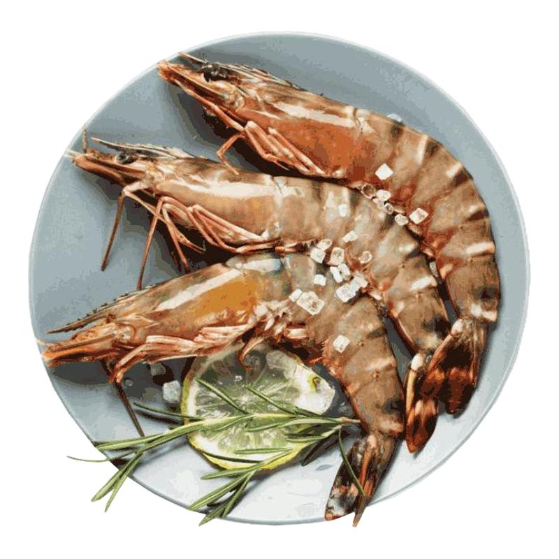 中水远洋进口野生黑虎虾净重2kg
