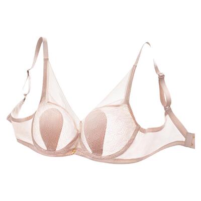 文胸蕾丝衣女comfit大胸显小性感