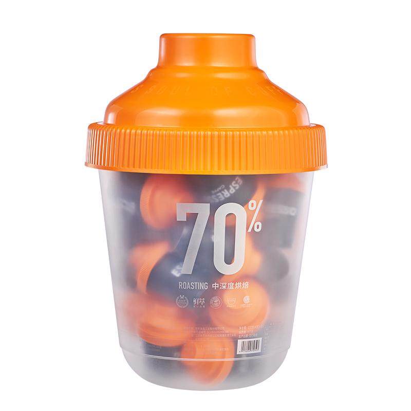 连咖啡特浓金奖大满罐鲜萃浓缩纯黑咖啡粉速溶4g*33颗冰美式拿铁