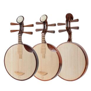 北京星海月琴红木月琴民乐月琴演奏专业考级收藏级原木色月琴乐器