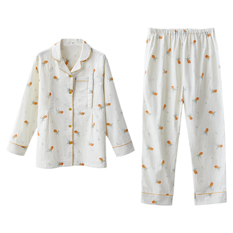 【229元任选2套】十月结晶棉月子服家居服套装透气哺乳睡衣夏薄款