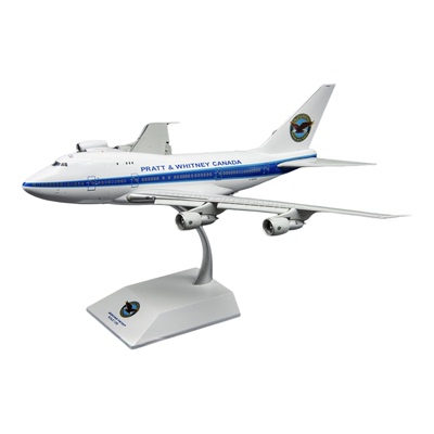 JCwings波音747SP合金飞机模型1:200普惠空中试车台C-GTFF收藏级