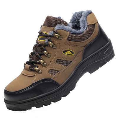 冬季加绒防寒保暖钢包头劳保鞋