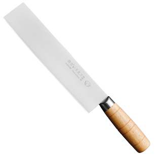 将公钼钒钢厨师用片皮刀锋利一体式片鸭刀中式切片刀北京烤鸭烧鹅