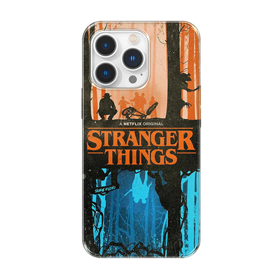 Kristem原创设计怪奇物语StrangerThings网飞美剧适用于苹果i15proi16pro华为小米oppo三星硅胶透明手机壳