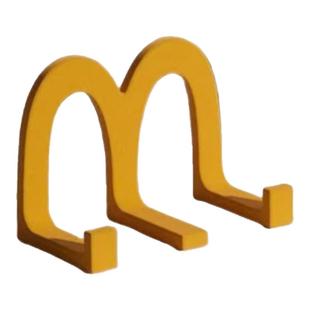 M型麦当当麦当劳手机支架麦当劳手机支架办公室桌面摆件女生工位可爱高级感小众