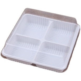 雪媚娘盒泡芙热狗盒 班戟盒纸塑盒三明治盒烘焙包装蛋糕卷盒100