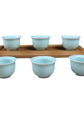 龙泉个人杯功夫茶具陶瓷