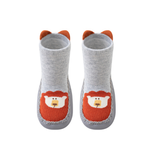 婴儿鞋子春秋6到12个月一岁室内隔凉防滑宝宝学步地板袜中筒不掉