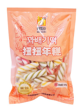 厨世伯扭扭年糕500g多彩年糕条