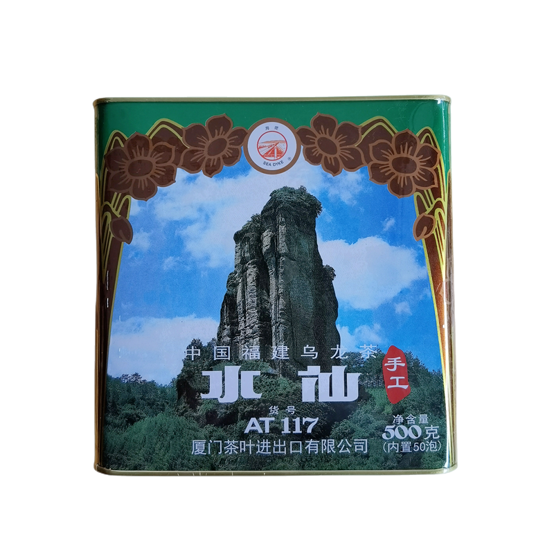 中茶海堤茶叶AT117水仙手工绵纸袋装小泡装武夷岩茶乌龙茶500g