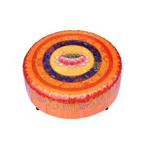 拜垫拜佛垫 庄严品家用礼佛供佛用品 拜佛斜跪垫圆形莲花蒲团