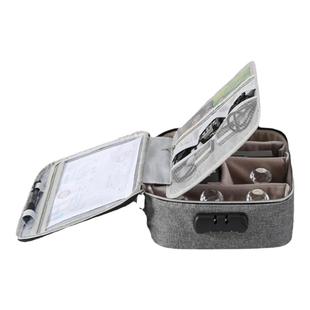 印章收纳包营业执照收纳包便携多层正副本套文件箱执照袋防水带锁