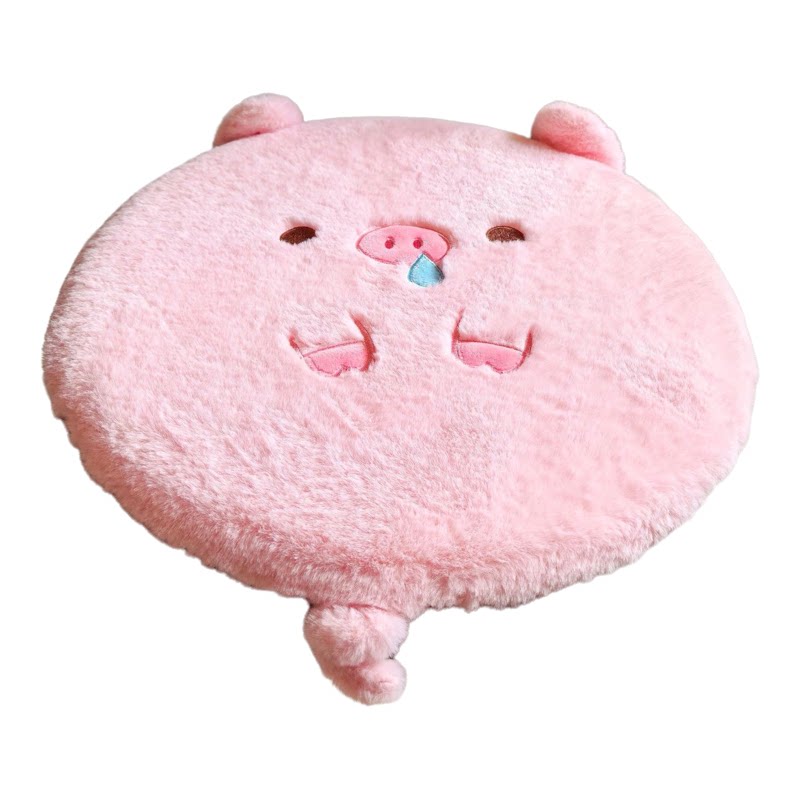 名创优品坐垫女鼻涕小猪卡通记忆棉回弹家用办公车载学生毛绒屁垫