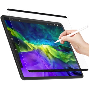 适用苹果平板ipad膜ipad11膜高清防反光13寸日本HAOLOCM磁吸可拆卸类纸膜iPad pro11寸2024款Air6肯特膜12.9