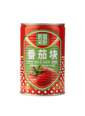 笑厨番茄块400g新疆西红柿块罐头