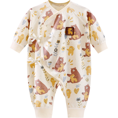 Aengbay四季新生儿连体衣纯棉
