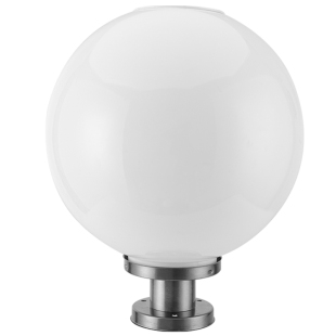 太阳能柱头灯户外庭院圆形别墅农村大门口两侧柱子灯围墙灯大门灯