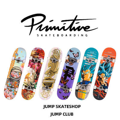 美国PRIMITIVE初学者入门专业双翘滑板整板青少年儿童 Jump滑板店