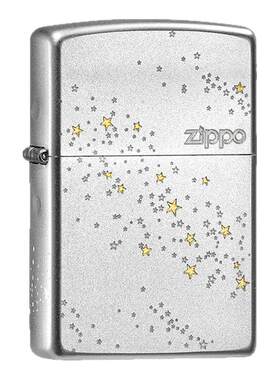 zippo打火机满天星官方正版芝宝防风煤油打火机 雕刻送男朋友礼物