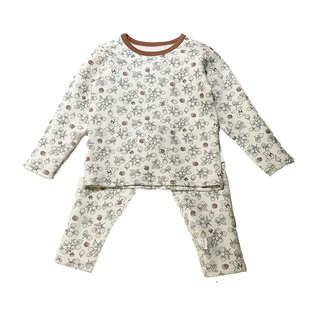 儿童秋冬款女童男童加厚秋衣秋裤套装宝宝家居服童装保暖衣睡衣