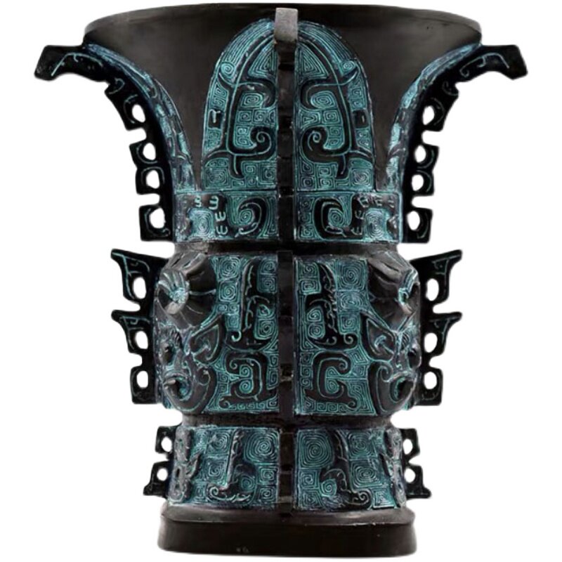 何尊工艺品摆件纯铜仿古青铜器