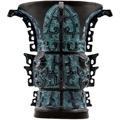 何尊工艺品摆件纯铜仿古青铜器