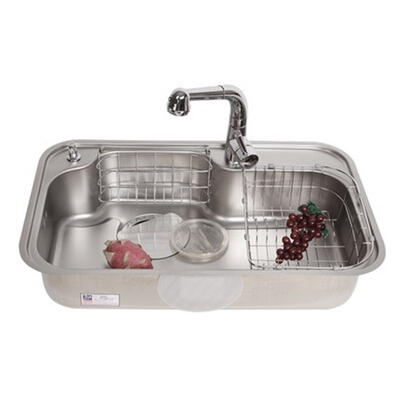 纳米抗菌台下盆白鸟304不锈钢