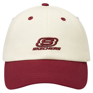 斯凯奇男女款中性运动经典配色时尚适用多场景软顶棒球帽简约活力