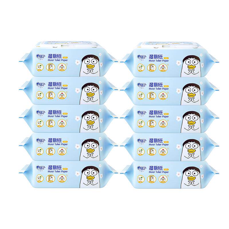 湿厕纸心相印湿巾可冲杀菌清洁