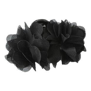 玫瑰花朵小抓夹女2025新款精灵耳侧边刘海夹高级感半扎发夹子头饰