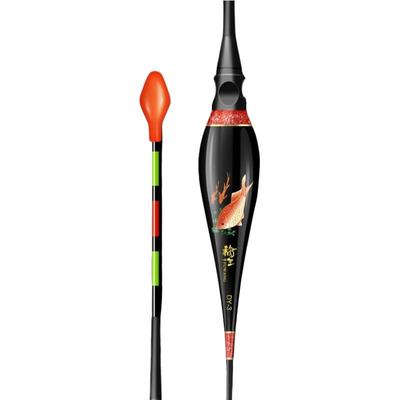 超短鱼漂小短尾标高灵敏草洞浮漂日夜两用咬钩变色浅水电子夜光漂