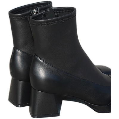 BIUCILI厚底大女人气质短靴