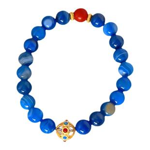 敦煌遗梦手串博物馆文创复古手链女生首饰配珠玛瑙文玩串珠生日礼